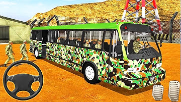 Us Army Soldier Transport Bus Driving Simulator | Bus Games – Android Gameplay
