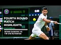 Novak djokovic vs tim van rijthoven  match highlights  wimbledon 2022