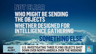 NBC NEWS NOW: US Investigating Unidentified Flying Objects (13th February 2023)