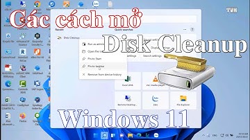 Các cách để mở công cụ Disk Cleanup trên Windows 11