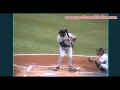 Barry bonds slow motion baseball swing  hitting mechanics instruction san francisco giants mlb