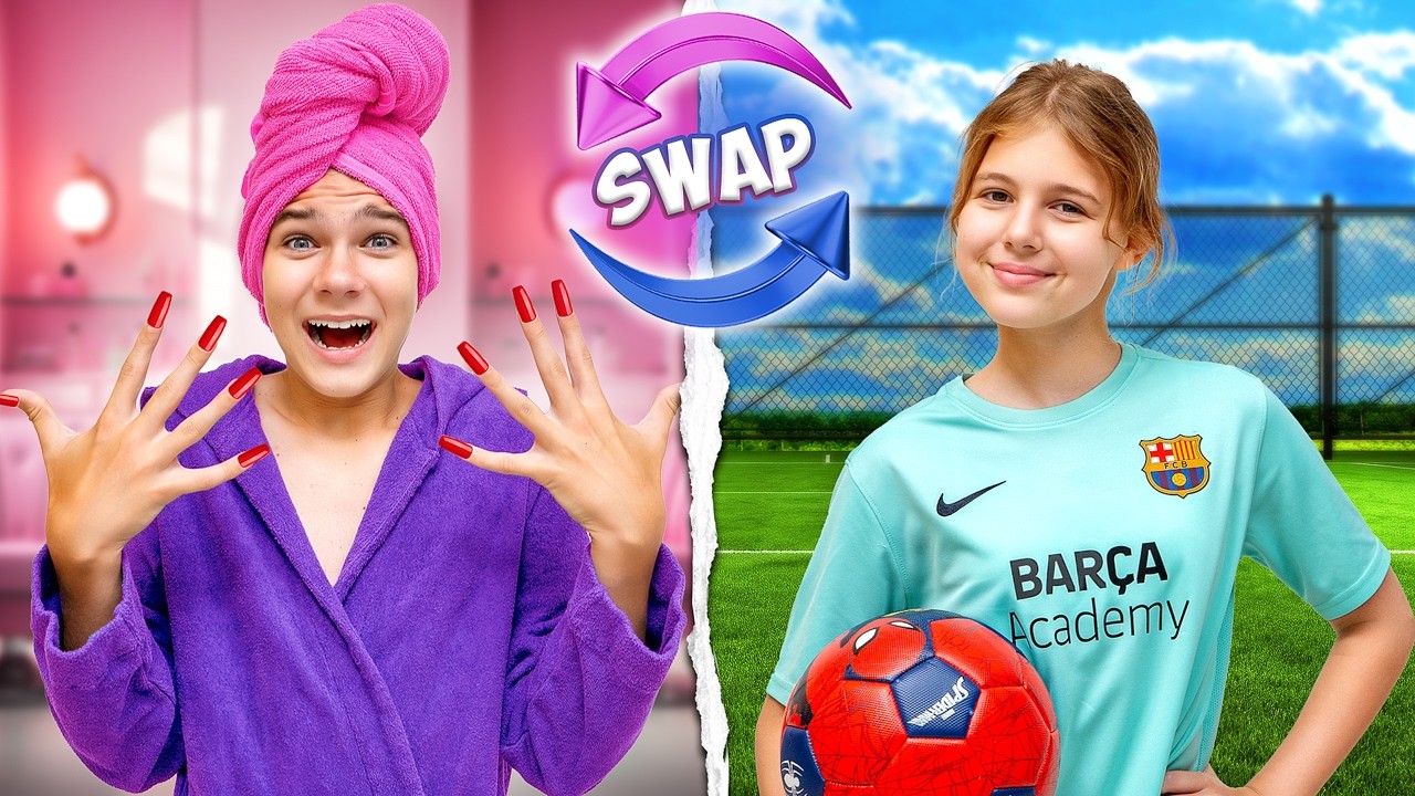 Я Поменялся Жизнью с Сестрой на 24 Часа!