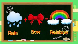 Compound Words Joint Words Sun Flower Sunflower Rain Bow Rainbow