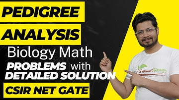 Pedigree analysis csir net problems and solutions | pedigree practice problems and how to solve