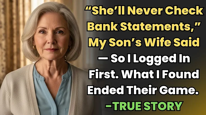 HER TRUE STORY FROM GEORGIA 👵💔 Her Son’s Wife Thought She’d Never Check the Bank — She Was Wrong.