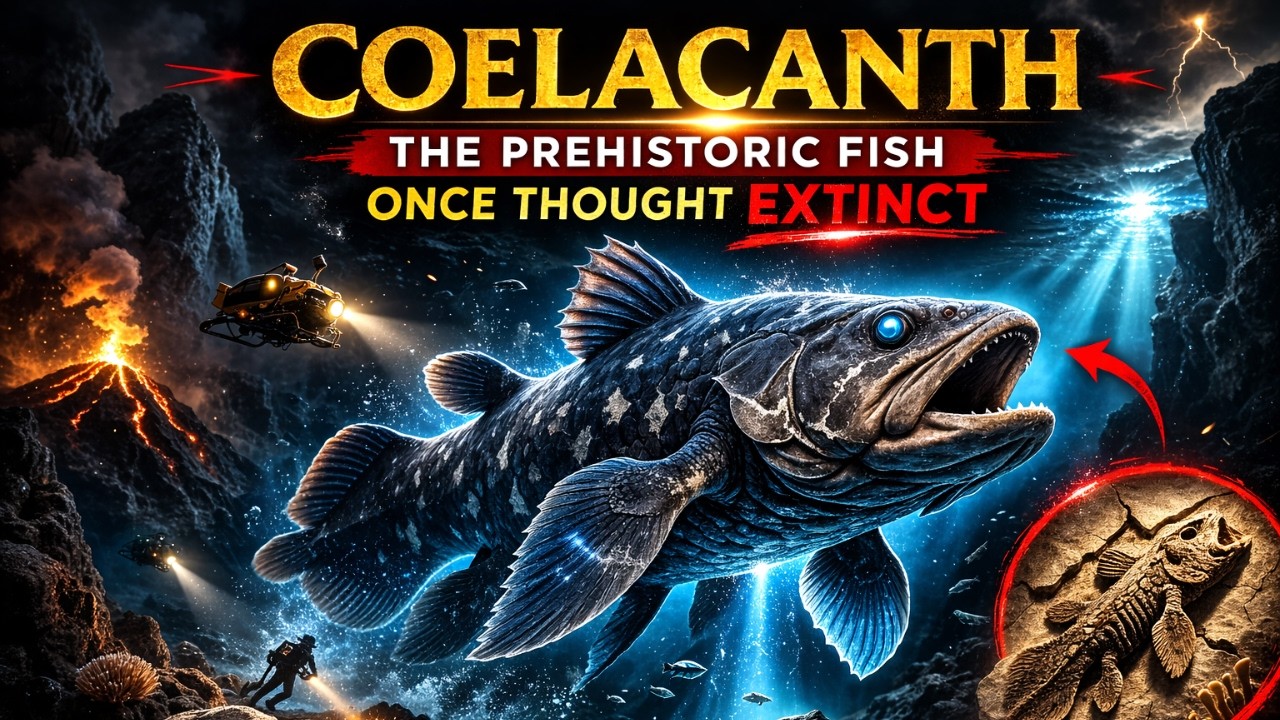 🔥 Coelacanth: The Prehistoric Fish Once Thought Extinct