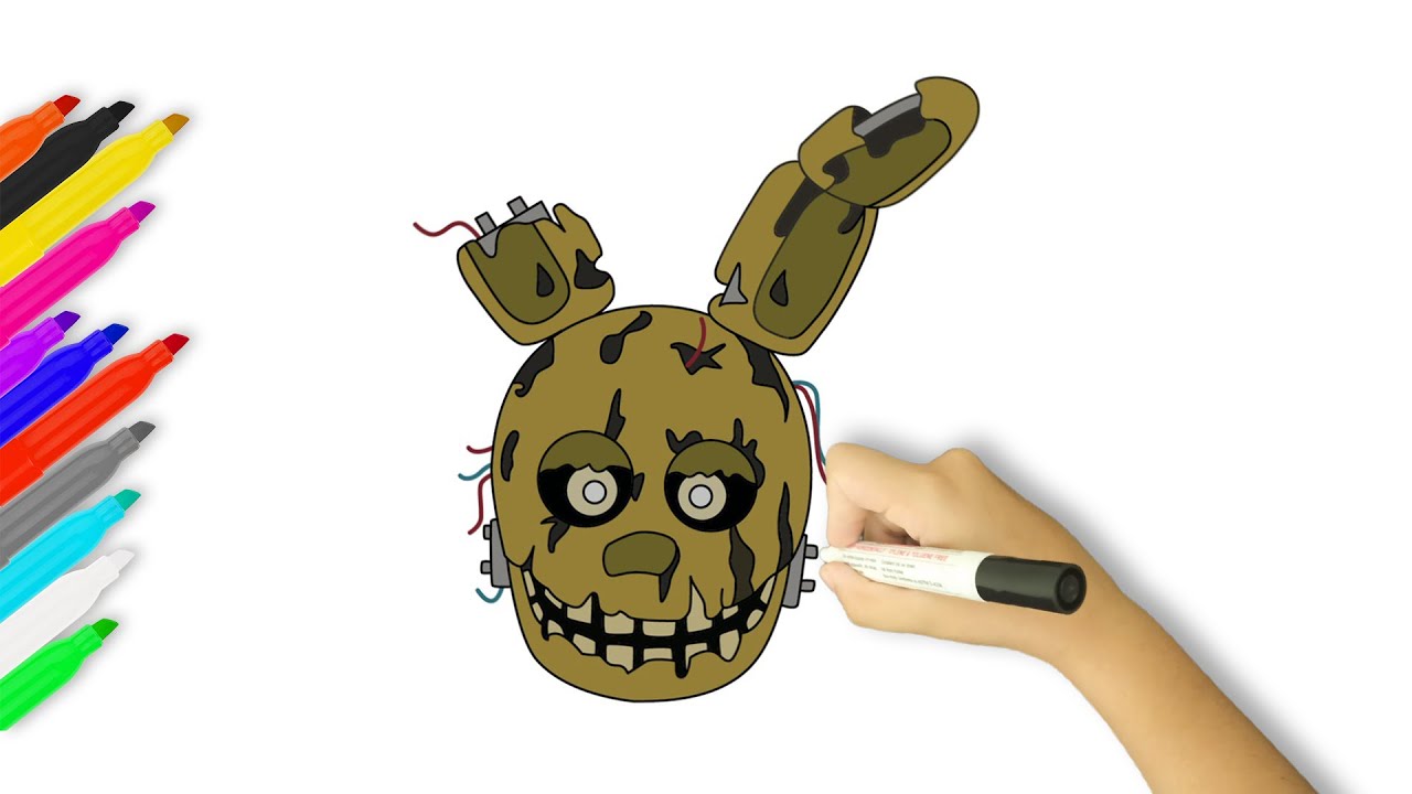 Fnaf Drawings Easy Springtrap