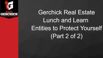 Lunch and Learn Using Entities to Protect Yourself (Part 2 of 2)