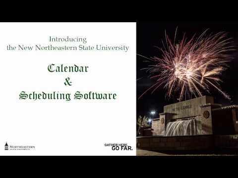 NSU Calendar and Scheduling Software