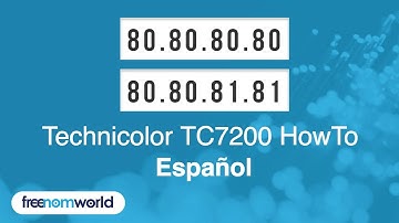 Freenom World Technicolor TC7200 HowTo (Español)