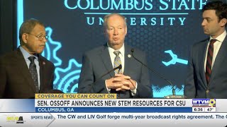 Sen. Ossoff Delivers STEM Education Upgrades to Columbus State University screenshot 2