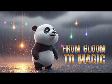 How Baby Panda Pippin Turned a Gloomy Day into Magic! 🌦✨🐼