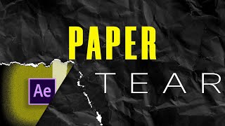 Paper Tear Tutorial After Effects:How To Create Paper Tear In After Effects(No Plugin)