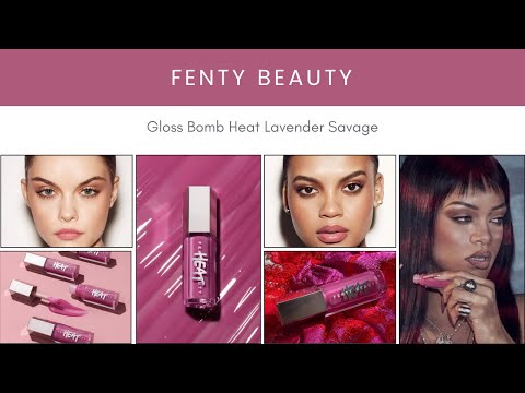 リップグロス Fenty Beauty Lavender Savage / Icy Ameth リップグロス Fenty Beauty Lavender Savage / Icy Ameth Fenty