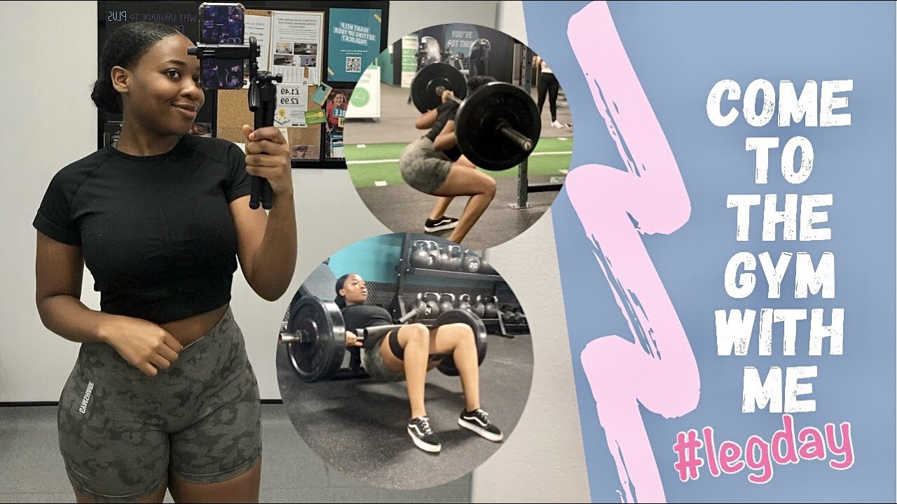 Come to the gym with me || LEGDAY || GYMVLOG - YouTube