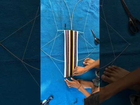 Membuat Layangan Bebean Mini Lagi #membuatlayangan #diykite #layanglayang #layang #diykite #tutorial