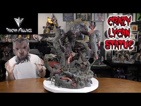 Dream Figures LYCAN Review: GIANT WEREWOLF STATUE!