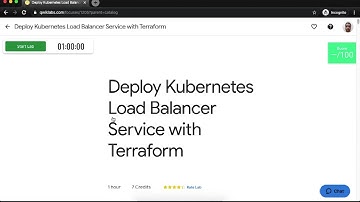 Qwiklabs   Deploy Kubernetes Load Balancer Service with Terraform GSP233