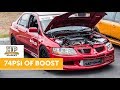 [TECH TOUR] 74 PSI of boost, 1238whp 2.2 L Street Car | Micks Motorsport's 4G63 powered Evo 8