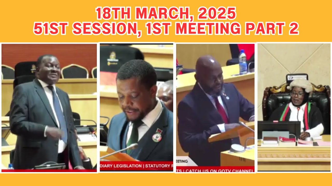 MALAWI PARLIAMENT BUDGET MEETING - 18 March 2025, TAMVANI ZIKUYANKHULA ...