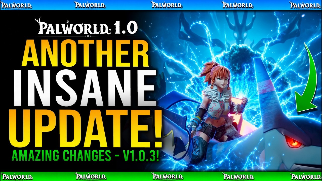 Thumbnail for Another AMAZING Update for Palworld - Unlock Water Bases & Jetragon Early! (v1.0.3 Patch Notes)