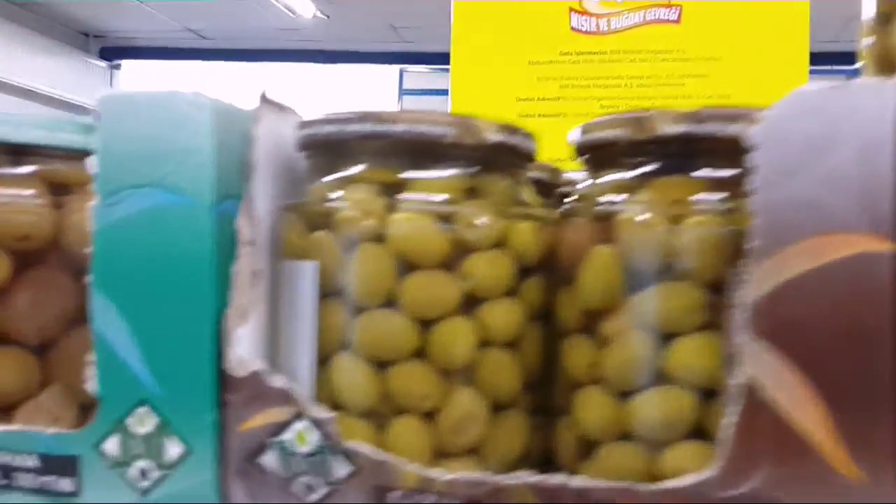 انواع الزيتون وزيت الزيتون في محلات تركيا  All kinds of Olive and olive oil in Turkey