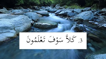 سورة التكاثر |  قراءة هادءة | إبراهيم DNN
