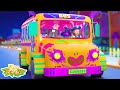 Halloween Wheels On The Bus Fun Ride and Nursery Song for Children