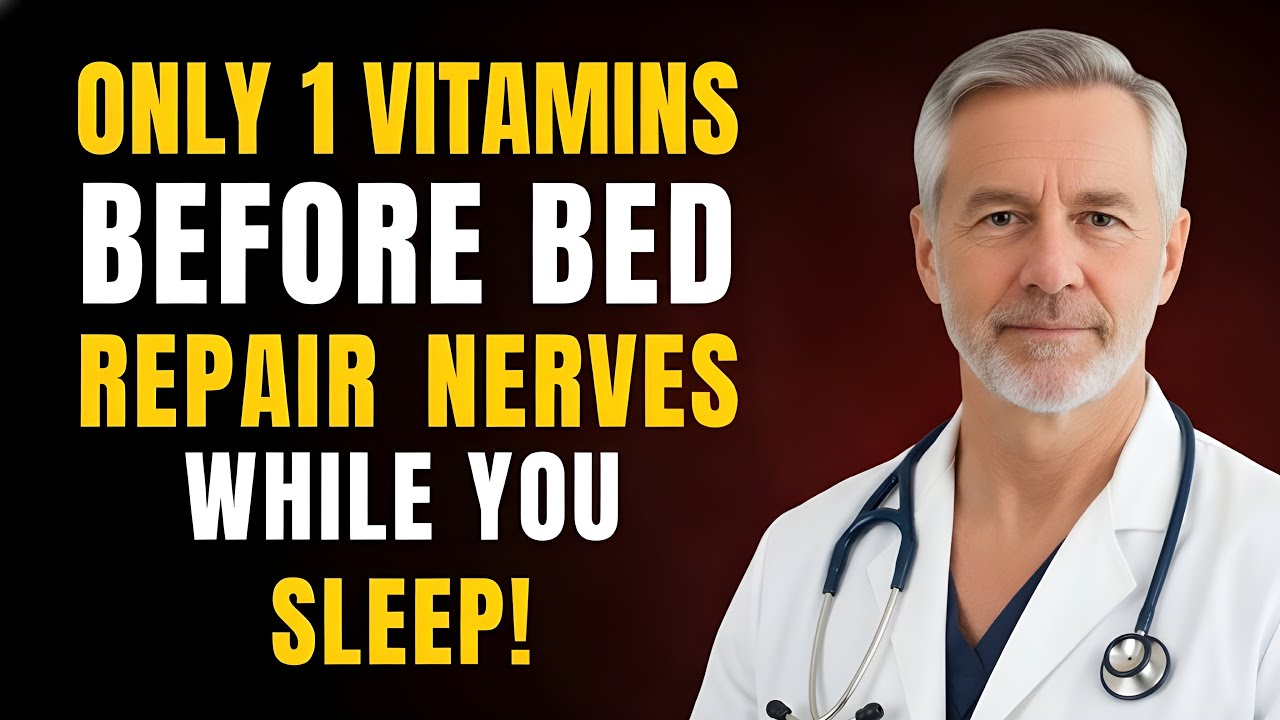 Take THESE Vitamins Before Bed to Stop Muscle Loss After 60 (Nighttime Muscle Repair)