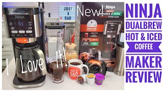 NEW! NINJA DualBrew Hot & Iced Coffee Maker Review CFP101   I Love It!