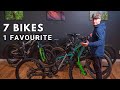 I own 7 different mountain bikes but which one is my favourite