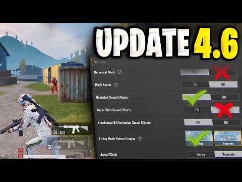 New Update 4.6 Best Settings & Sensitivity to Improve Headshots and Hip-Fire ✅❌ | PUBG MOBILE / BGMI