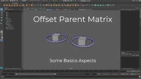 Maya 2020 : Offset Parent Matrix - Some Basics