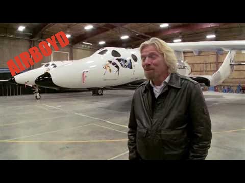 Virgin Galactic SpaceShipTwo Introduced By Sir Ric...