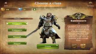 Battleworn Class for Dungeon Hunter 4 Ipad App screenshot 3