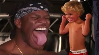 The KSI vs Logan Paul weigh-in but it's actually good