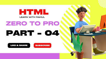 HTML Part 4 : Table Tags, iframe Tag | Code with Rahul