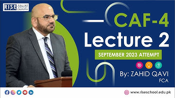 CAF4 (BLAW) Lecture 2 for Sep 2023 Attempt By Sir Zahid Qavi FCA