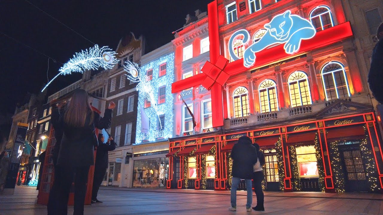 Christmas In London  Bond Street Christmas Lights - Pinay Flying