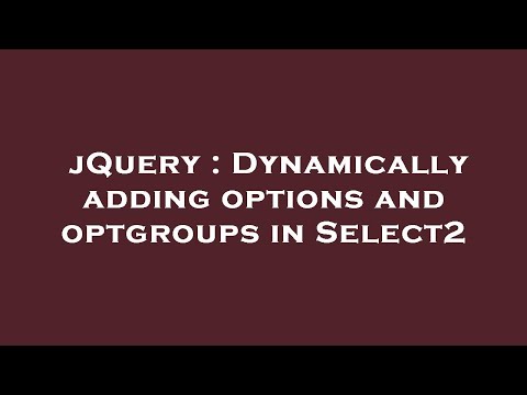 jQuery : Dynamically