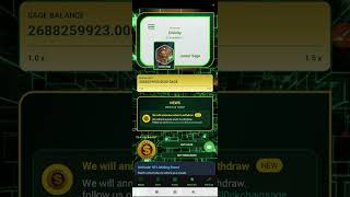 How to add your Sage app withdrawal address and withdraw successfully  screenshot 4