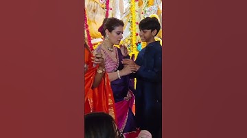 Kajol & Her Son Yug Cute Moment At Durga Puja Festivities