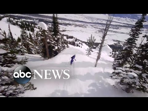 Snowboarding event goes back to nature