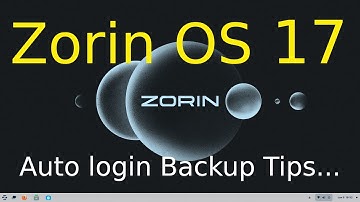 Zorin OS 17 - Automated  Backup Tips.