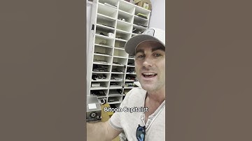 Thermal video showing the heat signature of a Bitcoin miner, displaying just how hot Bitcoin miners