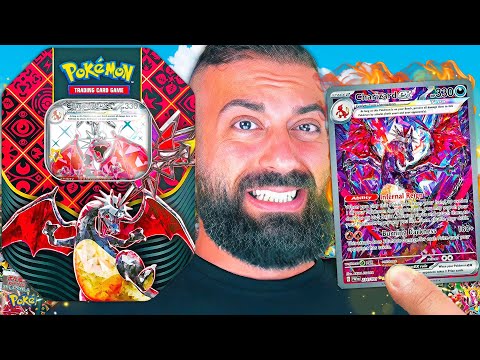 NEW Fire Charizard Pokemon Tin Is Here!