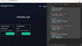 31 Django Tutorial #31   Styling the App part 2