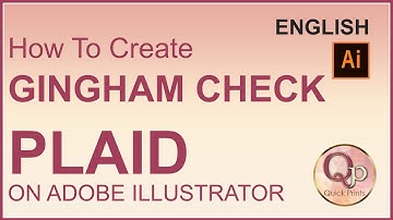 Illustrator - Gingham Check Pattern - Make a Seamless Tiling Pattern