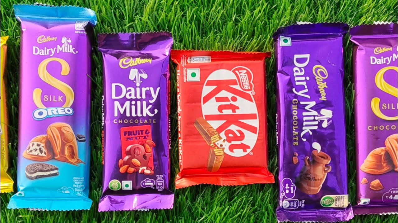 Satisfying video sAMR unboxing giant sweet chocolate and rainbow lollipop with candy cutting sAMR ..