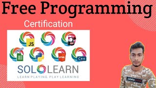 Free Certification | Sololearn | Free Programming Certification Tutorial 2020 | Apni App